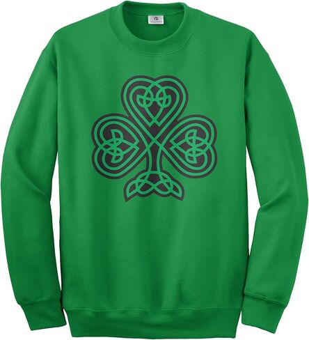 Threadrock Women's Celtic Shamrock Sweatshirt in Saudi Arabia