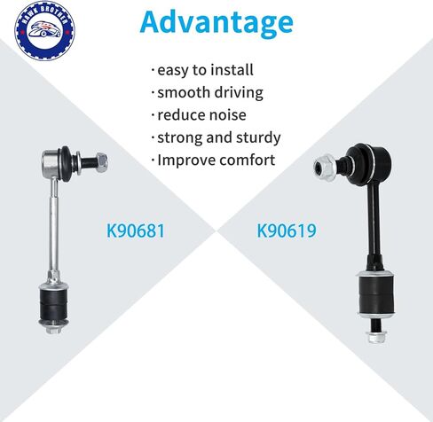 Front & Rear Sway Bar Links 4Pcs K90681 K90619 Stabilizer Sway Bar End Link Compatible with Toyota 4RUNNER 1996 1997 1998 1999 2000 2001 2002 in Saudi Arabia