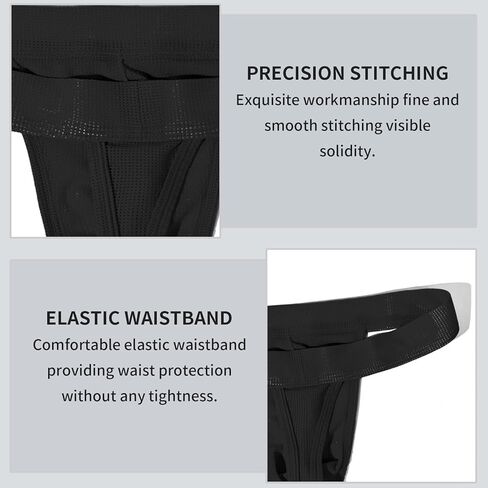 Men's Thong Underwear -Breathable Mesh T-Back Thongs Underwear No Squeeze Design for Gym & Daily Wear in Saudi Arabia