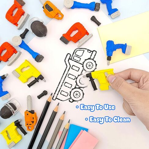 24 قطعة من ممحاة الأدوات للأطفال، ممحاة ألغاز تفكيك ثلاثية الأبعاد لمكتب الأطفال والحيوانات الأليفة وجوائز الفصل الدراسي ومكافآت الألعاب وهدايا الحفلات وبيت الدمى in Kuwait