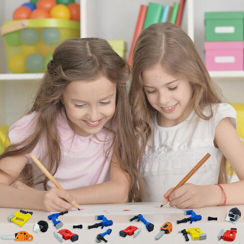 24 قطعة من ممحاة الأدوات للأطفال، ممحاة ألغاز تفكيك ثلاثية الأبعاد لمكتب الأطفال والحيوانات الأليفة وجوائز الفصل الدراسي ومكافآت الألعاب وهدايا الحفلات وبيت الدمى in Kuwait