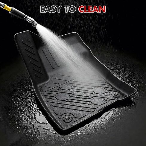 Mabett Floor Mats with Door Sill Protectors for Ford Maverick Hybrid Accessories 2026 2025 2024 2023 2022, All-Weather TPE Liner Mat Custom Fit Maverick Hybrid Model(NOT fit Gasoline) in Saudi Arabia
