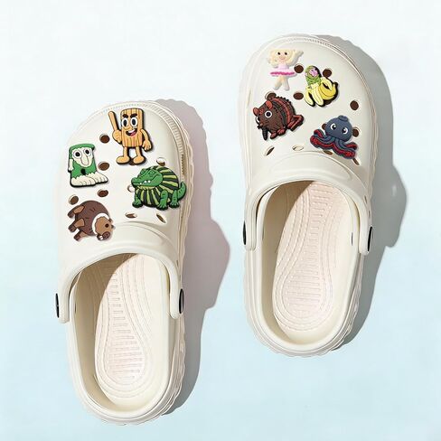 21Pcs Italian Brainrot PVC Shoe Charms,Cute Cartoon Shoe Decorations for Clogs, Sandals & Party Shoes in Kuwait