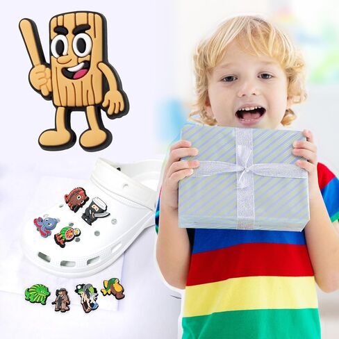 21Pcs Italian Brainrot PVC Shoe Charms,Cute Cartoon Shoe Decorations for Clogs, Sandals & Party Shoes in Kuwait