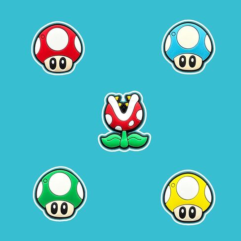 Cute Shoe Charms for Croc, Cartoon Shoe Decoration for Shoes Bracelet Wristband Clog Sandals Birthday Party Favors in Saudi Arabia