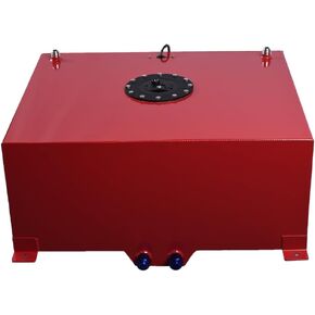 20 Gallon Fuel Cell Aluminum Fuel Tank 80L Universal Racing Street Drift Strip Fuel Gas Tank with Level Sensor - Red in Kuwait