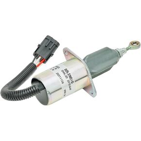 1pc 3935649 Diesel Generator Set Engine Stop Solenoid valve excavator Extinguisher flame out fuel Switch 12v 24V(12V) in Kuwait