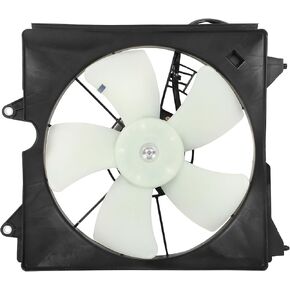 Cooling Fan Assembly Compatible with 2010-2011 for Honda for Accord Crosstour 3.5L 2012-2015 for Honda for Crosstour 3.5L, Black&White Radiator Fan Direct Fit Replacement for Engine Cooling Fan in Saudi Arabia
