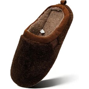 شباشب قطيفة فاخرة: دفء فائق النعومة، سهولة الارتداء، متانة مزخرفة بالجلد السويدي، مساحة واسعة لأصابع القدم - متعددة الاستخدامات في الداخل/الخارج مع تصميم أنيق خفيف الوزن in Kuwait