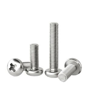 50/10 M1.2 M1.4 M1.6 M2 M2.5 M3 M4 M5 M6 Micro 304 Stainless Steel Cross Recessed Pan Head Screws(18mm,M3x 50pcs) in Saudi Arabia