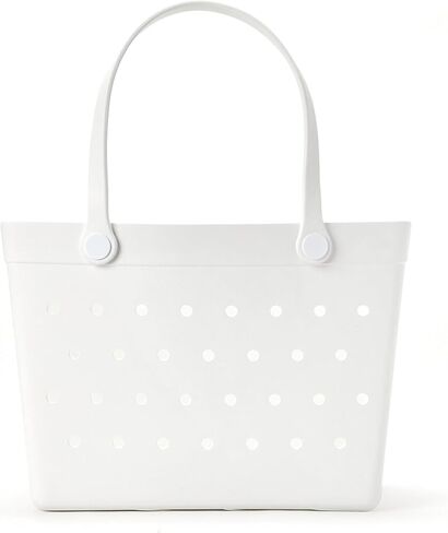 Baggallini Breeze Tote - 9"x18" Lightweight Washable Shoulder Bag - EVA Durable Beach Bag in Saudi Arabia
