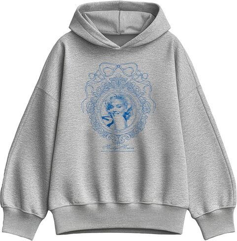 HYBRID APPAREL Marilyn Monroe - Blue Frame - Women's Oversized Fleece Hoodie Sweatshirt in Saudi Arabia