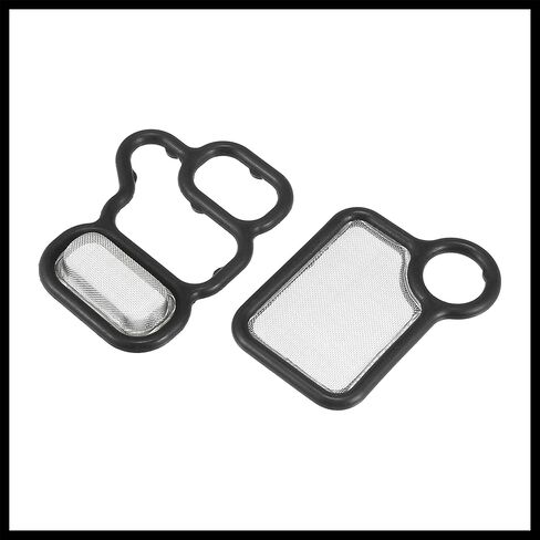 VTEC Solenoid Gasket Spool Valve Filter Screen Fit for Honda CRV with O-Ring - Pack of 3 Black Durable Material in Saudi Arabia