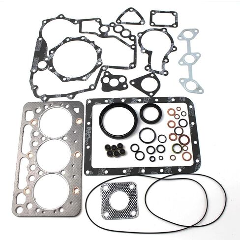 D722 Engine Full Gasket Kit with Head Gasket 6672739 6672740 for Kubota Engine D722 D722E Tractor TG1860-54 or Bobcat 316 320 322 453 463 Engine Rebuild Kit Aftermarket Parts in Saudi Arabia