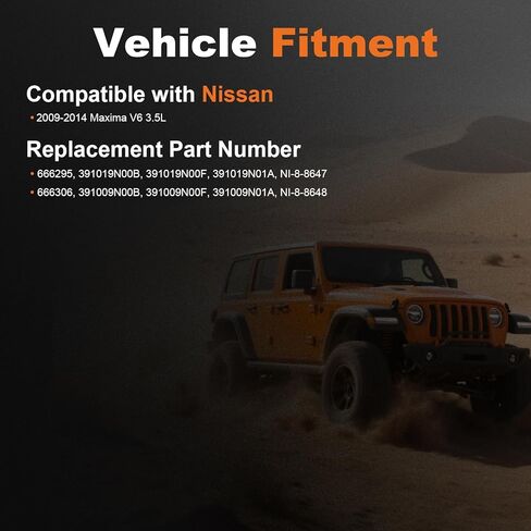 ODM NI-8-8648 مجموعة عمود المحور الأمامي الأيمن لـ 2009-2014 Nissan Maxima 3.5L V6 Automatic CVT Trans. in Kuwait