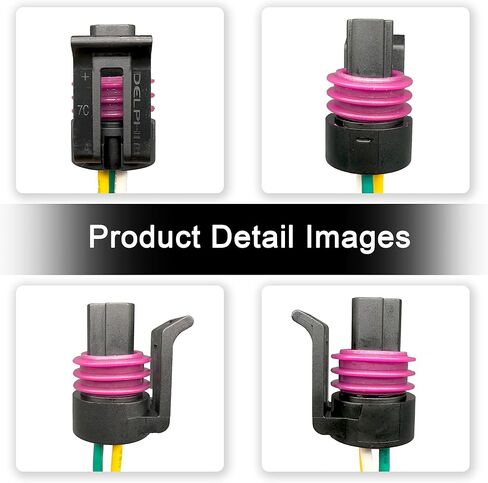 1845428C92 مستشعر ضغط حقن الوقود مع حزام الأسلاك متوافق مع Ford E-350 E-450 F-250 350 450 550 & International CF500 600 RXT DuraStar #يستبدل 1845428C92 12102748 in Kuwait