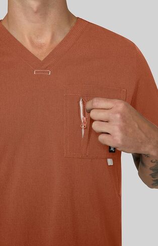 KOI Solis x Caldwell Men's 4-Pocket Scrub Top in Saudi Arabia
