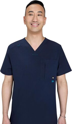 KOI Solis x Caldwell Men's 4-Pocket Scrub Top in Saudi Arabia