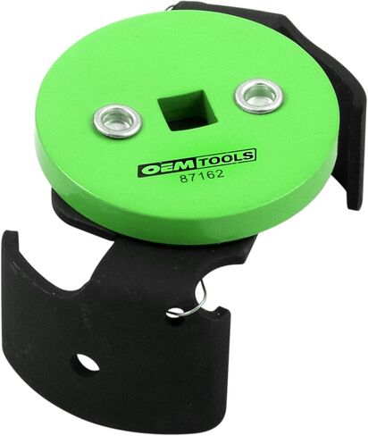 OEMTOOLS 87162 Wide Range Filter Wrench, Oil Filter Wrench Adjustable, Fits Filters Between 3-1/8 and 3-7/8 Inches in Diameter, Black and Green in Kuwait