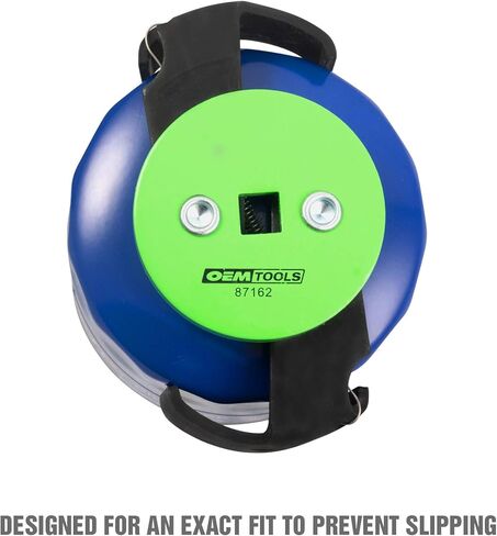 OEMTOOLS 87162 Wide Range Filter Wrench, Oil Filter Wrench Adjustable, Fits Filters Between 3-1/8 and 3-7/8 Inches in Diameter, Black and Green in Kuwait