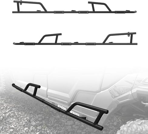 Nerf Bars Rock Sliders لـ Polaris General، مصد جانبي للأنابيب الفولاذية شديدة التحمل، خطوات جانبية لحماية الفرشاة لملحقات Polaris General XP 4 1000 2017-2026، استبدال #2881992 in Saudi Arabia