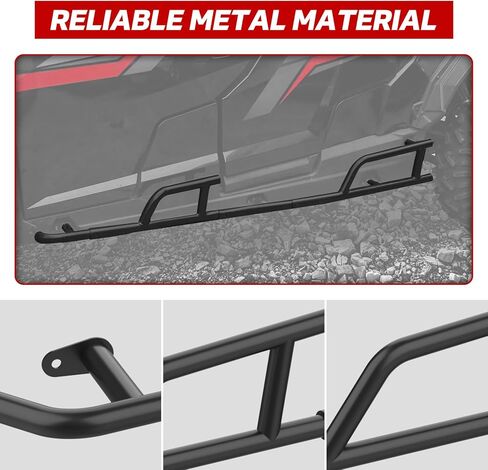 Nerf Bars Rock Sliders لـ Polaris General، مصد جانبي للأنابيب الفولاذية شديدة التحمل، خطوات جانبية لحماية الفرشاة لملحقات Polaris General XP 4 1000 2017-2026، استبدال #2881992 in Saudi Arabia