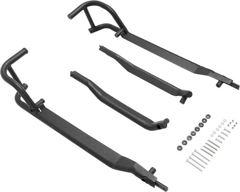 زوج Nerf Bar Rock Sliders Tree Kickers متوافق مع 2019-2025 Polaris Ranger Crew XP 1000 خطوات جانبية فولاذية مطلية بالمسحوق يسار + يمين in Saudi Arabia