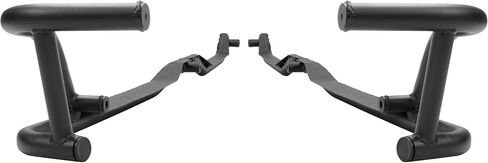 زوج Nerf Bar Rock Sliders Tree Kickers متوافق مع 2019-2025 Polaris Ranger Crew XP 1000 خطوات جانبية فولاذية مطلية بالمسحوق يسار + يمين in Saudi Arabia
