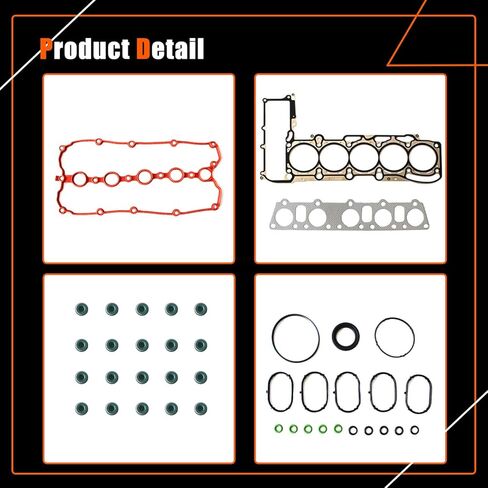 AUCERAMIC Cylinder Head Gasket Set Compatible with 2005-2014 Volkswagen Jetta Beetle Golf Passat Rabbit 2.5L in Saudi Arabia