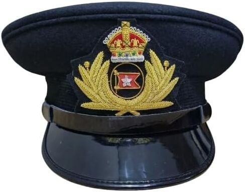 Titanic Captain Smith Cap with White Star Line Badge, 58 in Saudi Arabia