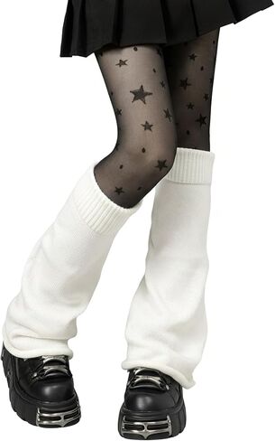 Leg Warmers for Women, Y2K Harajuku Cutecore Gothic Fashion Accessories, Girls Legwarmers in Saudi Arabia