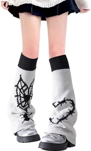 Kawaii Leg Warmers for Women,Cute Y2k Baggy Leg Warmers Wide Legged Pile Socks for Women Girls in Saudi Arabia
