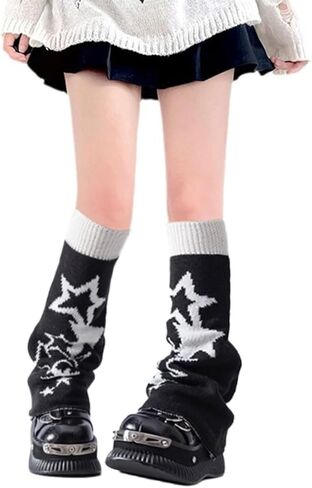 Kawaii Leg Warmers for Women,Cute Y2k Baggy Leg Warmers Wide Legged Pile Socks for Women Girls in Saudi Arabia