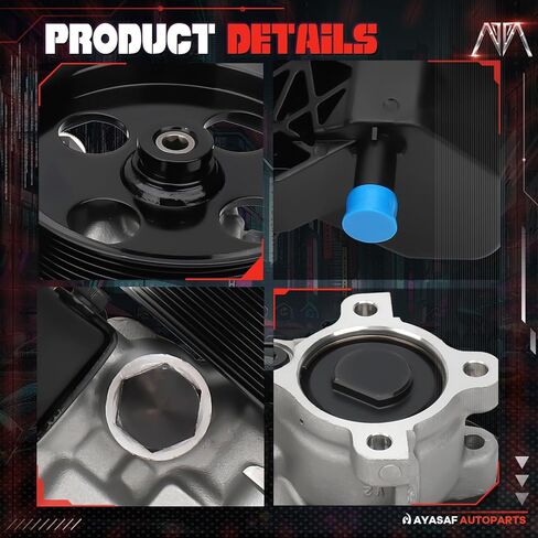 MAYASAF 20-70269 مضخة توجيه كهربائية مع بكرة تناسب دودج 2003 2004 2005 2006 2007 Ram 2500/Ram 3500، مع محركات 4.7L/V8،5.7L/V8،5.9L/L6،6.7L/L6،8.0L/V10، يستبدل 96-70269 720-01126 in Kuwait