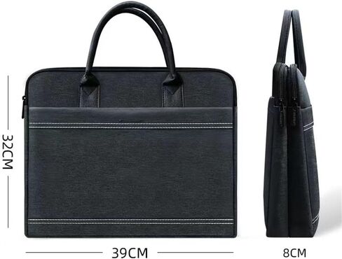Men's Handbag Large Capacity Briefcase Business Office Information Storage Conference Bag Men's Briefcase in Saudi Arabia