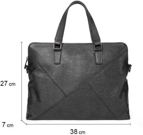 Briefcase Man Leather Large Capacity Holding Cowhide Bag Business Single Shoulder Cross-body Bag Casual in Saudi Arabia