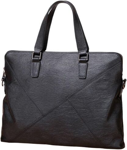 Briefcase Man Leather Large Capacity Holding Cowhide Bag Business Single Shoulder Cross-body Bag Casual in Saudi Arabia