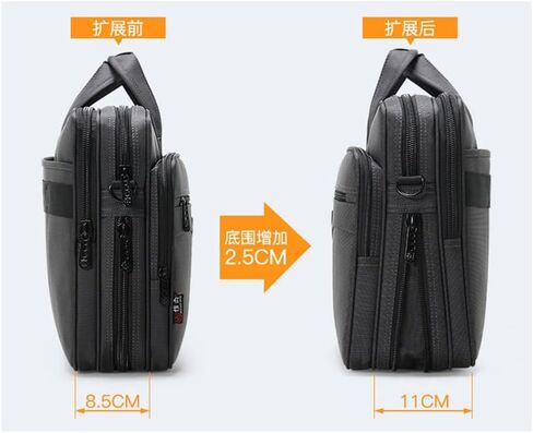 Large Capacity Portable Men's Bag Briefcase Men's Business Oxford Cloth Computer Bag Wear-resistant Business in Saudi Arabia