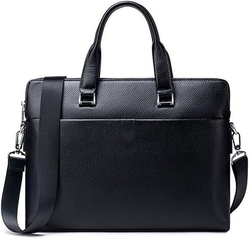 Men's Handbag Cowhide Fashion Casual Computer Business Briefcase Male in Saudi Arabia