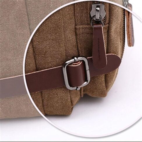 Canvas Bag Business Briefcase Hand Cross Slung Shoulder Three Use Bag Large in Saudi Arabia