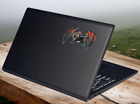 Elektroplate Officially Licensed Game of Thrones Drogon Dynamic Decal - 3.3" x 5.0" | Premium All Weather Sticker for Car, Water Bottle, Laptop, Tablet, Cooler, Toolbox, Phone | Made in The USA in Saudi Arabia