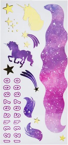 BSA Pinewood Derby Car Peel N' Stick Decal Sticker - Unicorn Galaxy Boy Scouts of America in Kuwait