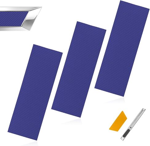 3pcs Chevy Bowtie Emblem Logo Stickers Cut DIY Decals, 11.8" x 4" Universal Logo Overlay Carbon Fiber Gold in Kuwait