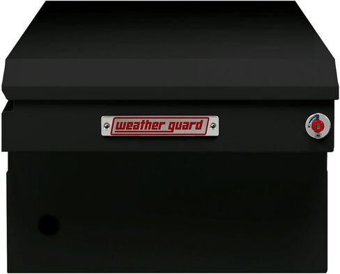 Weather Guard Model 116-5-04 Saddle Truck Box, Steel, for Full Size Trucks, Extra Wide, Gloss Black, 15.5 cu ft Capacity in Saudi Arabia