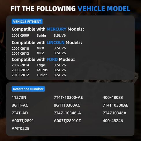 11273N Alternator Compatible with 2007-2014 Ford Edge Fusion Taurus, 2007-2012 Lincoln MKX MKZ, 12V 150A 11273 7T4T10300AD 7T4T10300AE 7T4Z10346A 8G1T10300AC, 6-Groove Pulley in Kuwait