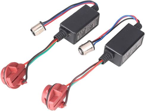 Cnwaga3 Automative Warning Error Free Resistor Canceler Decoder Anti-Flicker Harness LED Decoder Adapter for 1157 LED Lights in Saudi Arabia