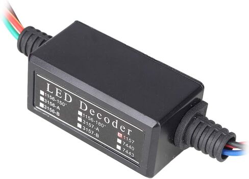Cnwaga3 Automative Warning Error Free Resistor Canceler Decoder Anti-Flicker Harness LED Decoder Adapter for 1157 LED Lights in Saudi Arabia