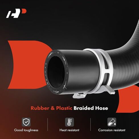 A-Premium Outlet HVAC Heater Hose Pipe Line Assembly with Clamps Compatible with Ford F-250 F-350 F-450 F-550 Super Duty, 2008 2009 2010, 6.4L in Saudi Arabia