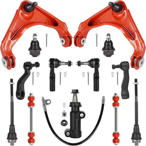 Front Upper Control Arms with Lower Ball Joints Suspension with Polyurethena Bushing Fit for Chevrolet Silverado Avalanche GMC Sierra 1500 2500 3500 Yukon XL 01-10 for Hummer H2 03-07 in Saudi Arabia