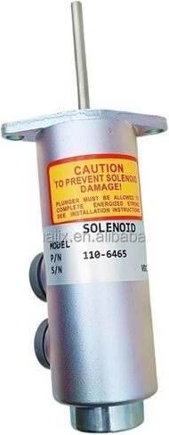 1pc Engine 3306 24V Stop Solenoid Valve 110-6465 6T-4122 1106465 6T4122 110-6465 24V Diesel shutoff shutdown solenoid in Saudi Arabia